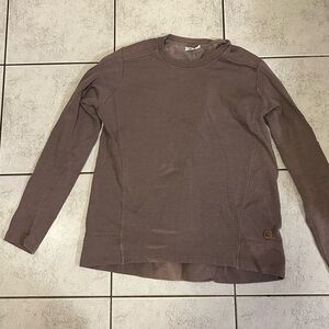 Purple crew neck sweater small